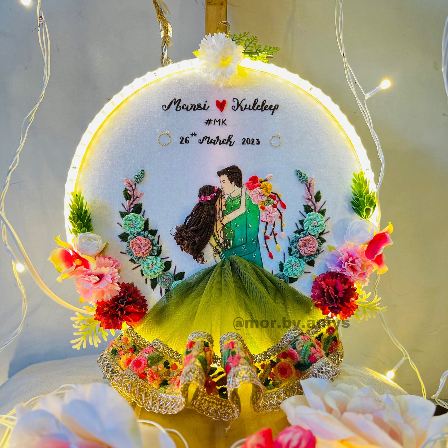 LED Luxe- Engagement Hoopart