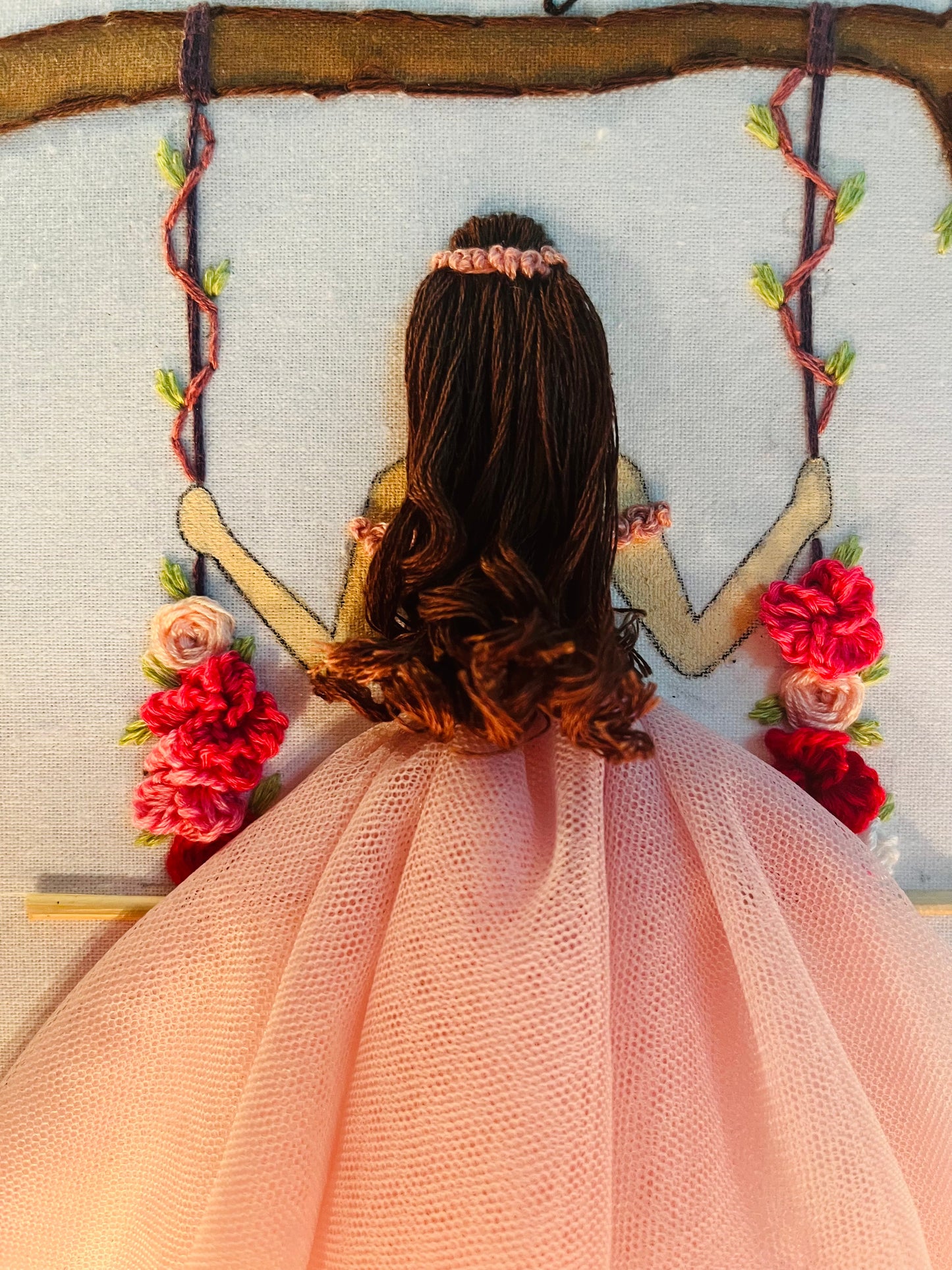 Little Princess on a Swing