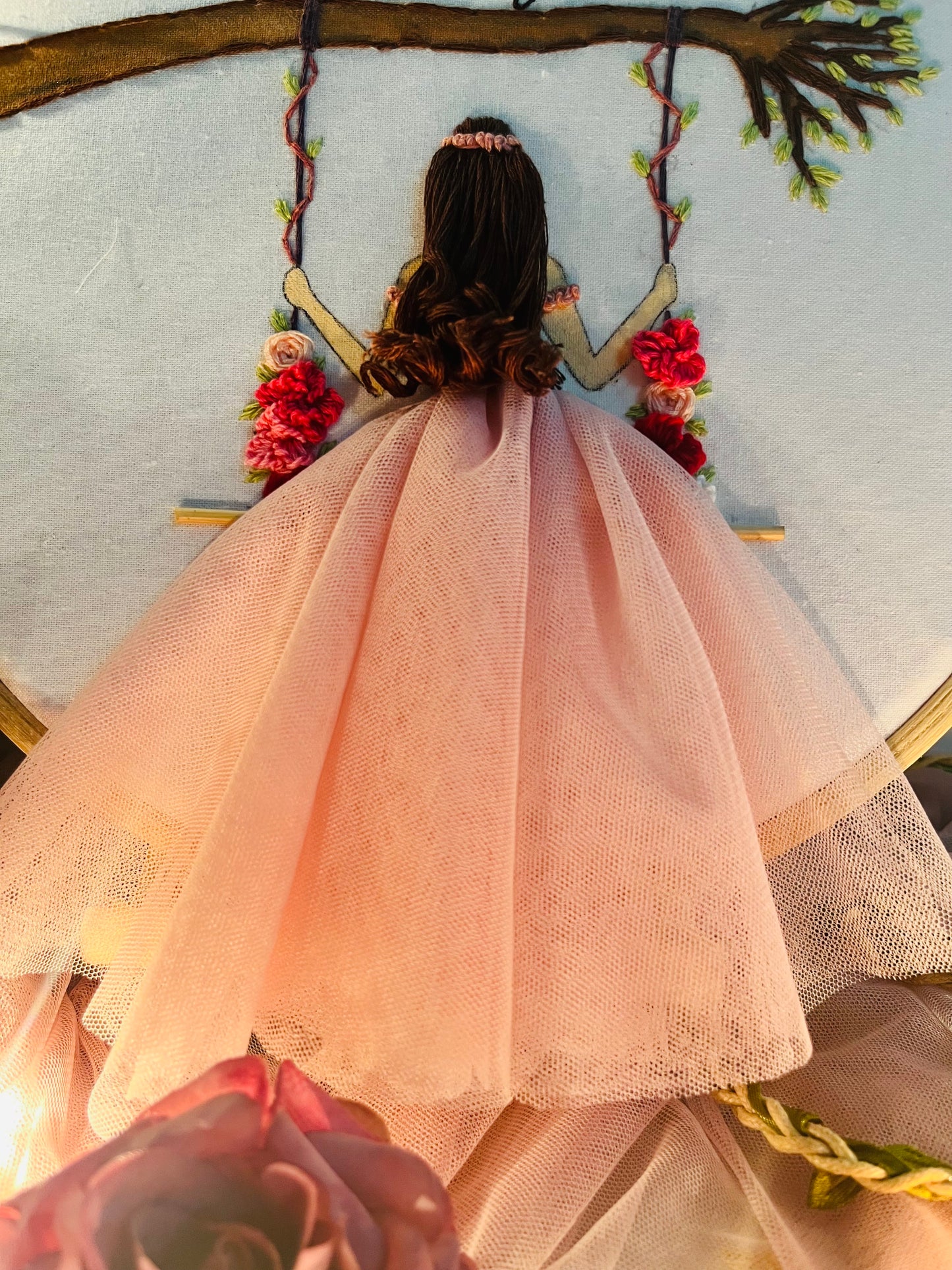 Little Princess on a Swing