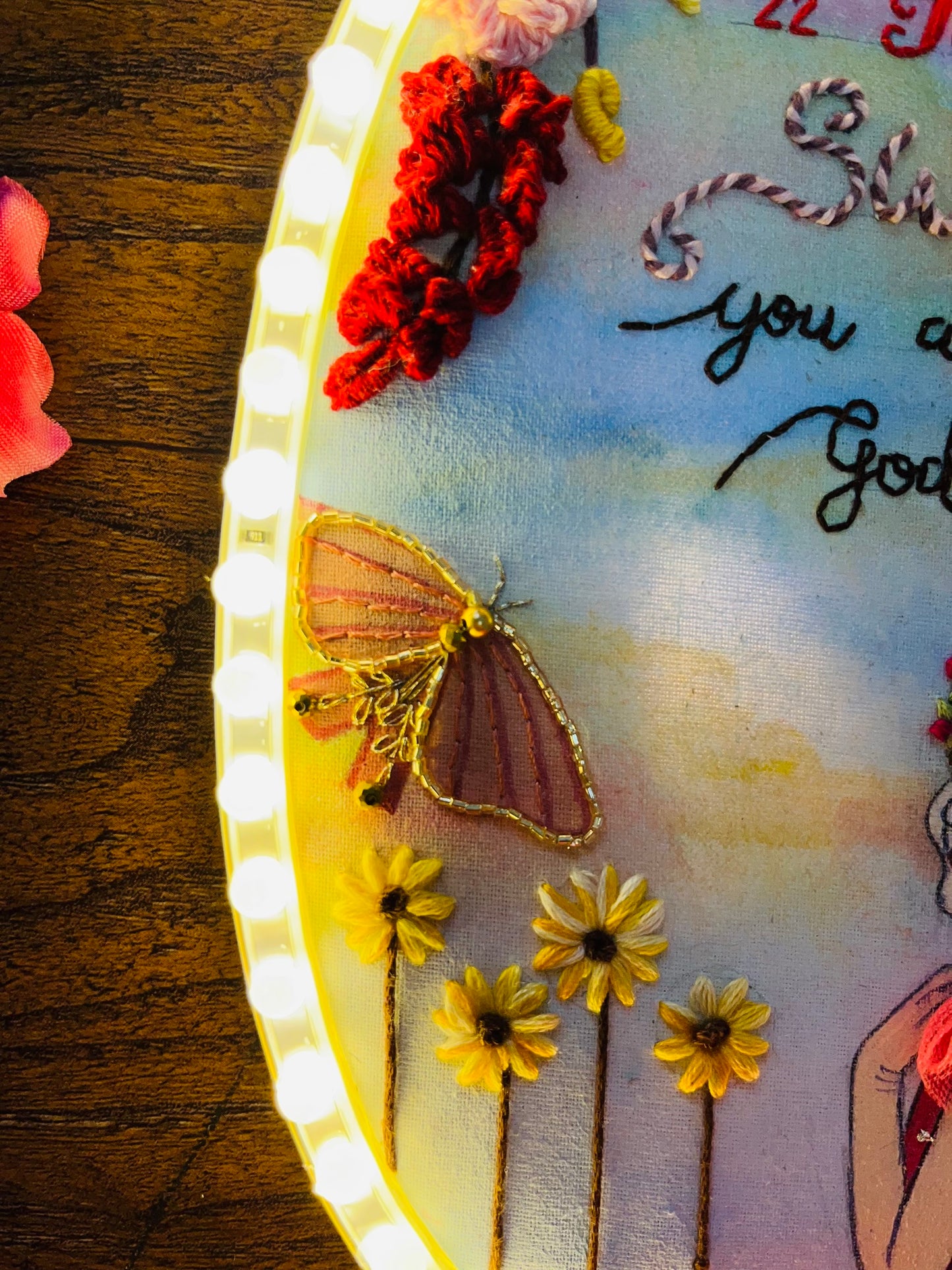 LED Luxe-Custom Made Birthday Gift Hoop