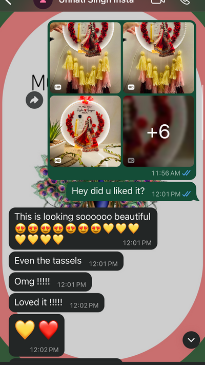 WhatsApp chat screenshot from Unnati singh